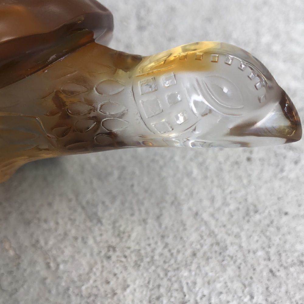 Lalique amber turtle   - Picture 2 of 6